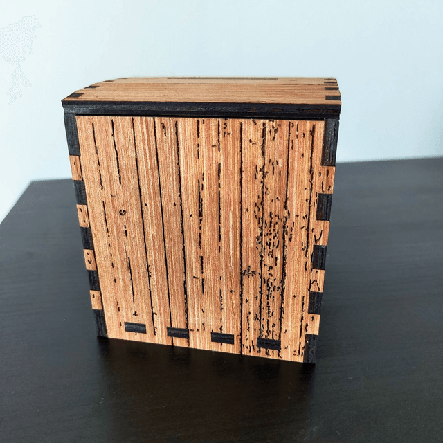 Tirelire cabane de plage en bois brut