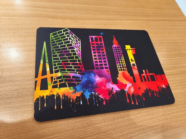 Tapis de souris Le havre en couleurs