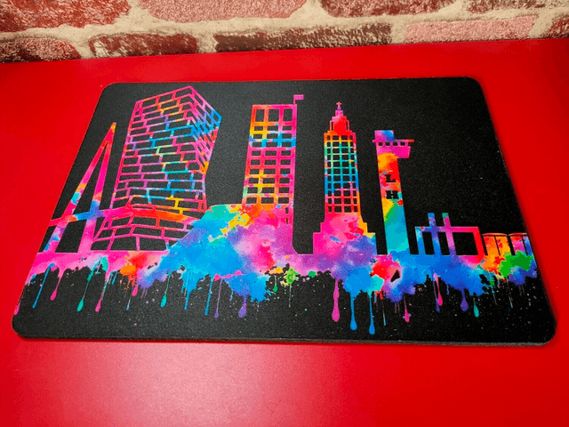 Tapis de souris Le havre en couleurs